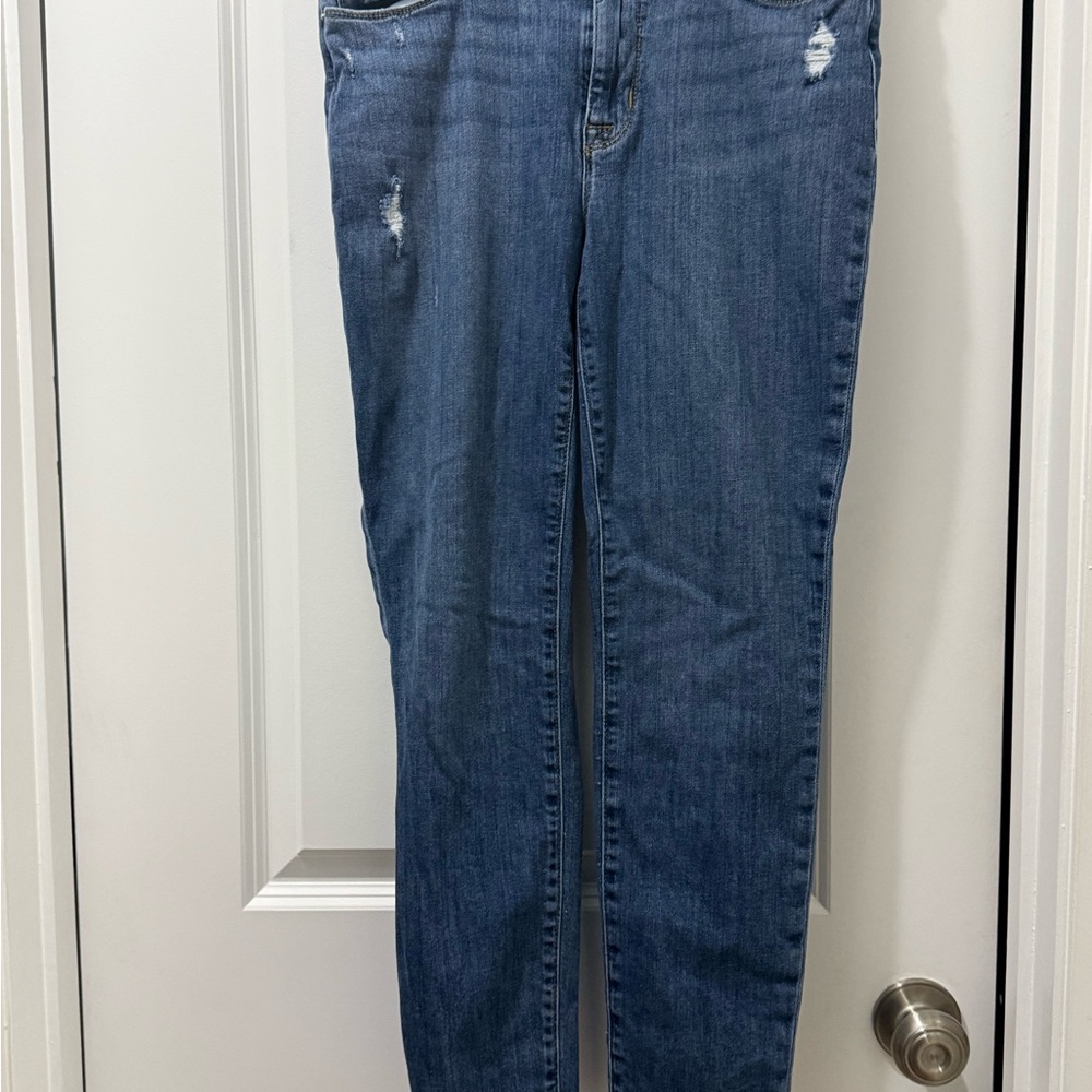 Hudson Natalie Jeans Women's Blue Distressed Skinny Jeans